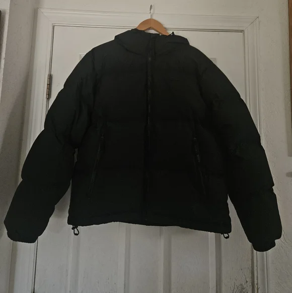 Lacoste Black Down Winter Hooded Puffer Jacket - Picture 5 of 12